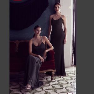 Black bridesmaids dress